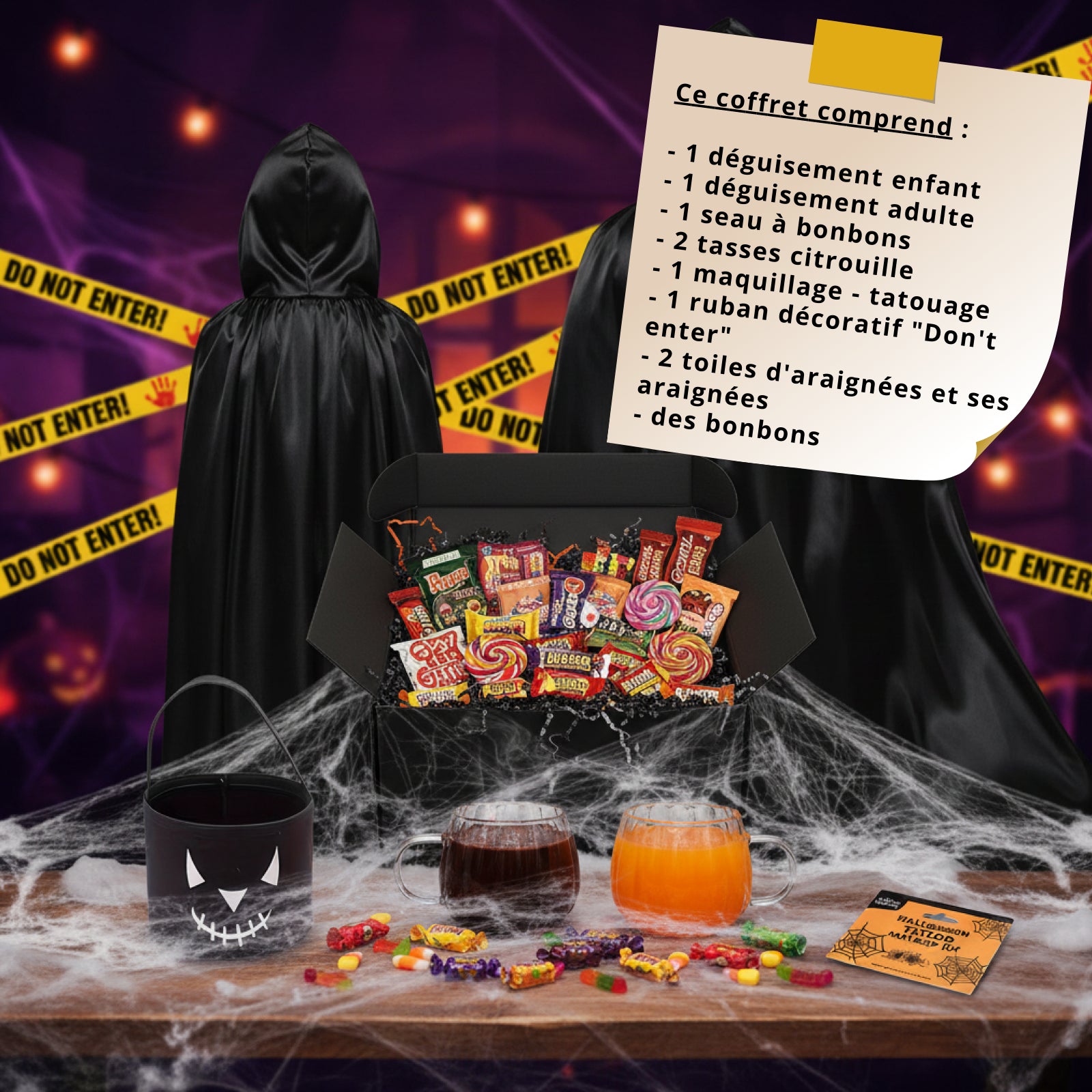 Coffret Halloween parent enfant